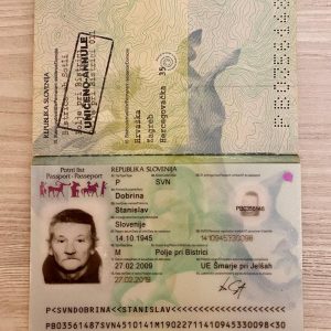 Buy registered Slovenia passport