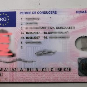 Romania drivers license