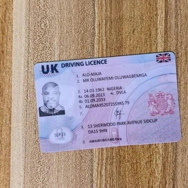 UK driver's license