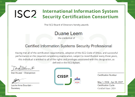 Buy CISSP certificate online